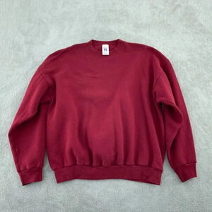 Vintage Logo 7 Red Crewneck Sweatshirt X-Large 3185
